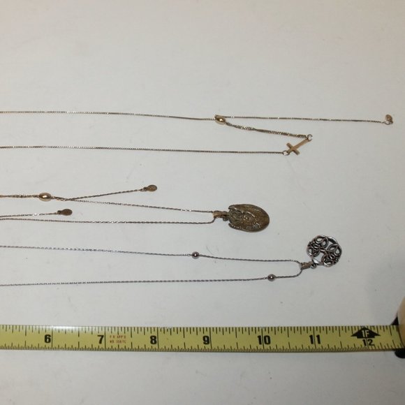 Alex & Ani 3 Pull Chain Lariat Necklace Bundle Lot - Picture 7 of 8